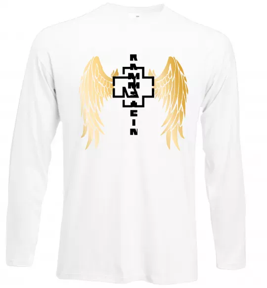 Лонгслів Rammstein wings Білий фото