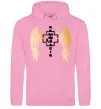 Женская толстовка (худи) Rammstein wings Розовый фото