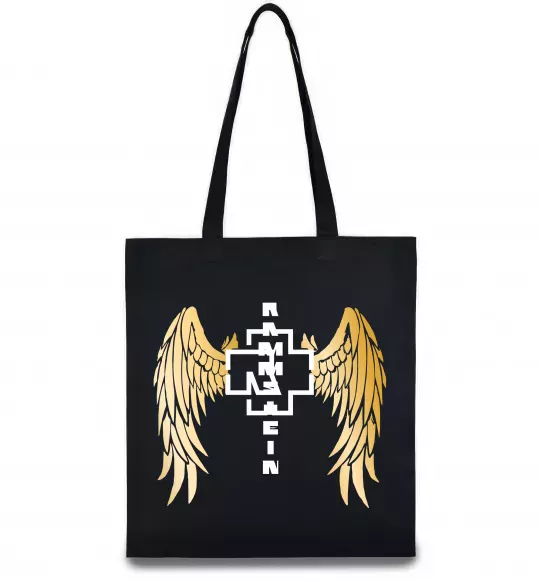 Эко-сумка Rammstein wings Черный фото