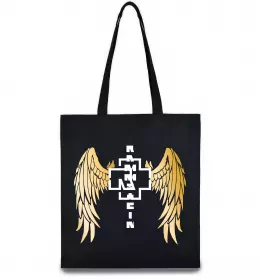 Еко-сумка Rammstein wings Чорний фото