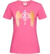 Жіноча футболка Rammstein wings Яскраво-рожевий фото