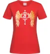 Жіноча футболка Rammstein wings Червоний фото