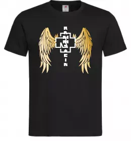 Чоловіча футболка Rammstein wings Чорний фото