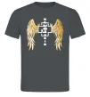 Чоловіча футболка Rammstein wings Графіт фото