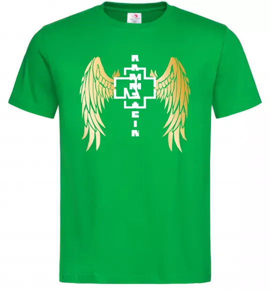 Чоловіча футболка Rammstein wings Зелений фото