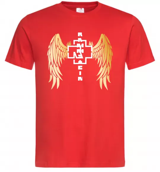 Чоловіча футболка Rammstein wings Червоний фото