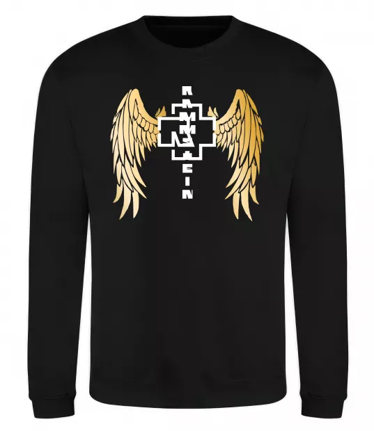 Світшот Rammstein wings Чорний фото