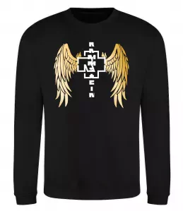 Свитшот Rammstein wings Черный фото