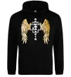 Чоловіча толстовка (худі) Rammstein wings Чорний фото