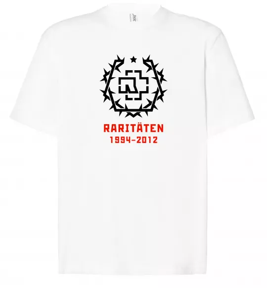 Футболка Оверсайз Rammstein Raritaten Белый фото