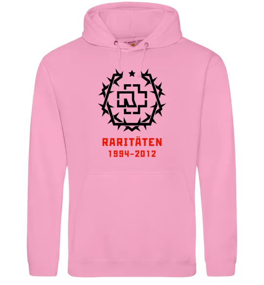 Мужская толстовка (худи) Rammstein Raritaten Розовый фото
