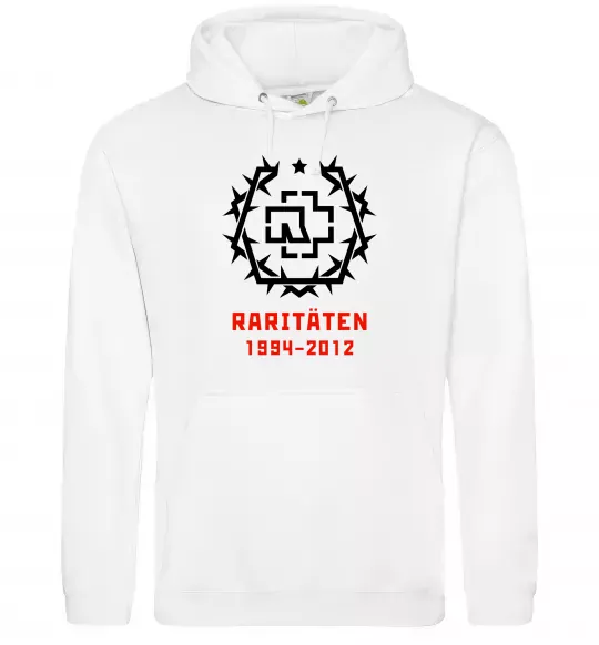 Жіноча толстовка (худі) Rammstein Raritaten Білий фото