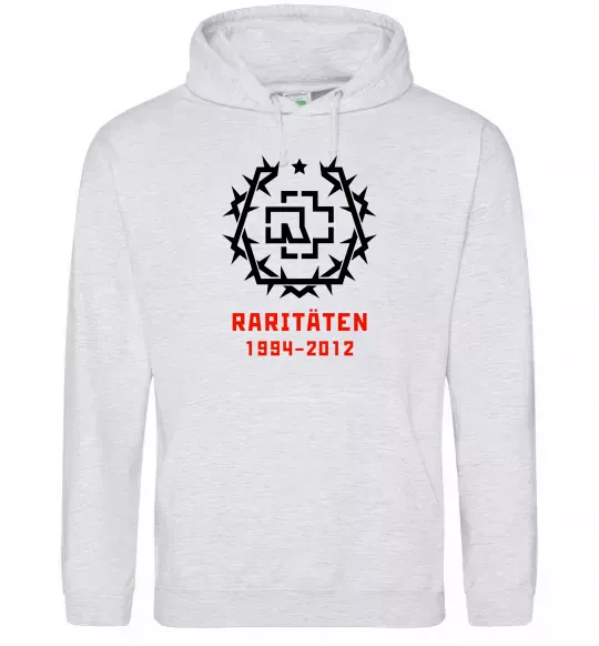 Жіноча толстовка (худі) Rammstein Raritaten Сірий меланж фото
