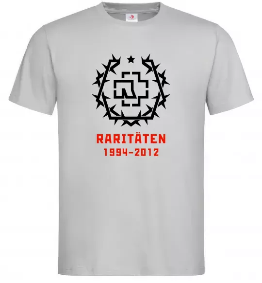 Чоловіча футболка Rammstein Raritaten Сірий фото