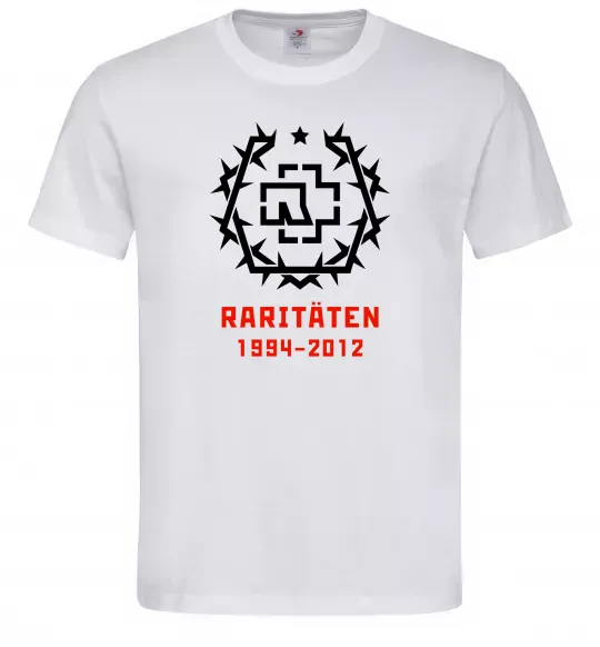 Чоловіча футболка Rammstein Raritaten Білий фото