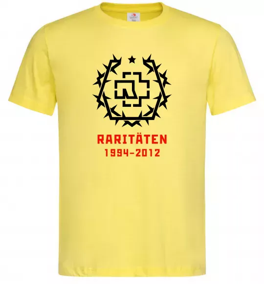 Чоловіча футболка Rammstein Raritaten Лимонний фото