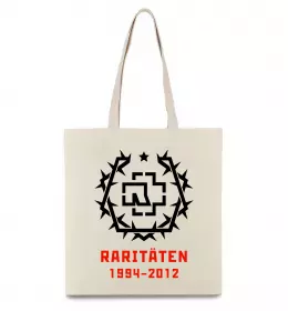 Еко-сумка Rammstein Raritaten Бежевий фото