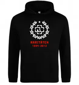Чоловіча толстовка (худі) Rammstein logo Чорний фото