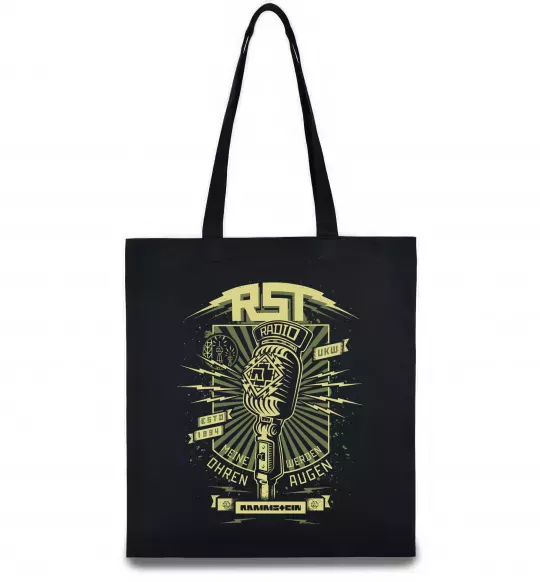 Еко-сумка Rammstein Radio Чорний фото