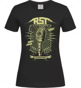 Женская футболка Rammstein Radio Черный фото