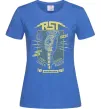 Женская футболка Rammstein Radio Ярко-синий фото