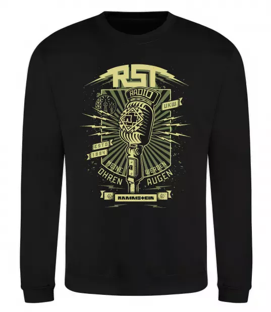 Свитшот Rammstein Radio Черный фото