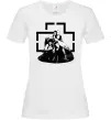 Жіноча футболка Rammstein members Білий фото