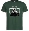 Чоловіча футболка Rammstein members Темно-зелений фото
