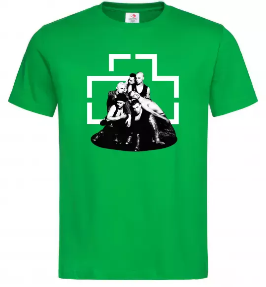 Чоловіча футболка Rammstein members Зелений фото