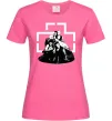 Жіноча футболка Rammstein members Яскраво-рожевий фото