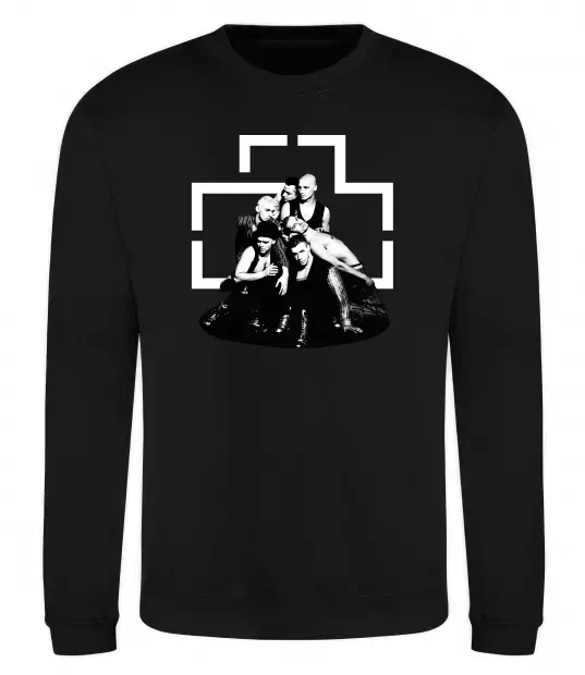 Світшот Rammstein members Чорний фото