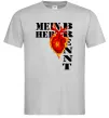 Чоловіча футболка Mein Herz Brennt Сірий фото