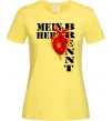 Жіноча футболка Mein Herz Brennt Лимонний Жіноча футболка Mein Herz Brennt Лимонний фото
