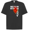 Футболка Оверсайз Mein Herz Brennt Чорний фото