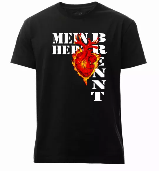 Мужская премиум футболка Mein Herz Brennt Черный фото