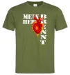 Чоловіча футболка Mein Herz Brennt Оливковий фото