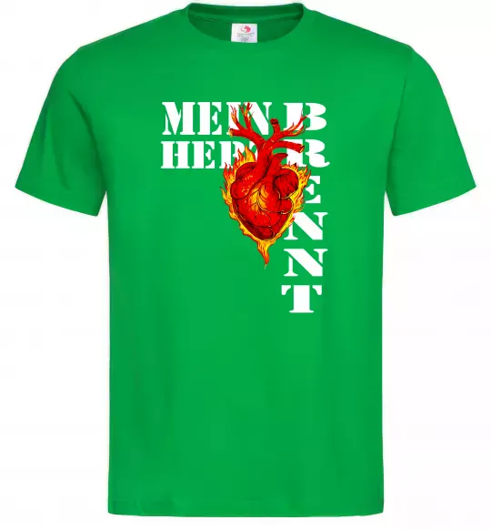 Чоловіча футболка Mein Herz Brennt Зелений фото