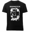 Мужская премиум футболка Рамштайн лого Черный фото