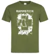 Чоловіча футболка Рамштайн лого Оливковий Чоловіча футболка Рамштайн лого Оливковий фото