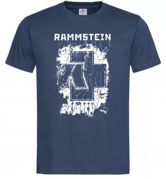 Чоловіча футболка Рамштайн лого Темно-синій фото