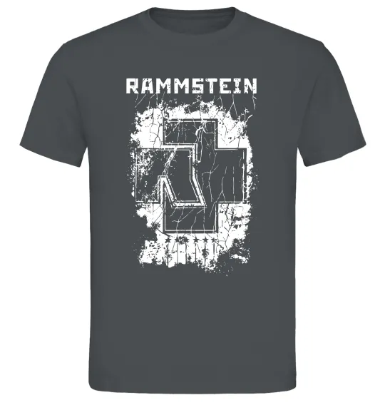 Чоловіча футболка Рамштайн лого Графіт фото