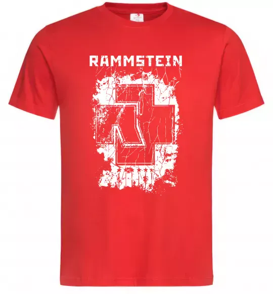Чоловіча футболка Рамштайн лого Червоний фото