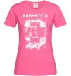 Женская футболка Рамштайн лого Ярко-розовый фото