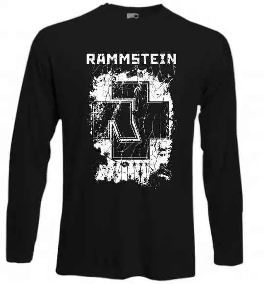 Лонгслив Рамштайн лого Черный фото