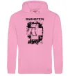 Мужская толстовка (худи) Рамштайн лого Розовый фото