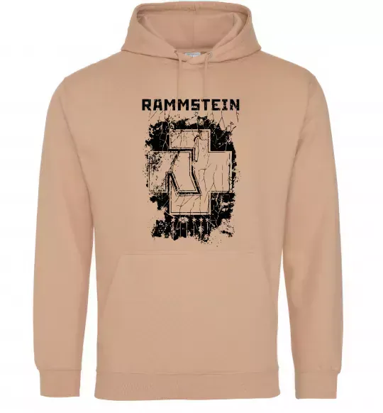 Жіноча толстовка (худі) Рамштайн лого Пісочний фото