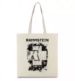 Еко-сумка Рамштайн лого Бежевий фото