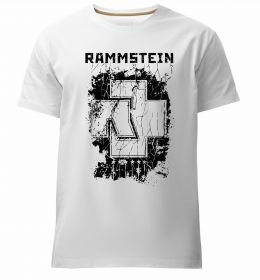 Чоловіча преміум футболка Рамштайн лого