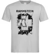 Чоловіча футболка Рамштайн лого Сірий Чоловіча футболка Рамштайн лого Сірий фото