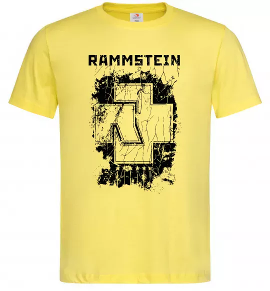 Чоловіча футболка Рамштайн лого Лимонний фото